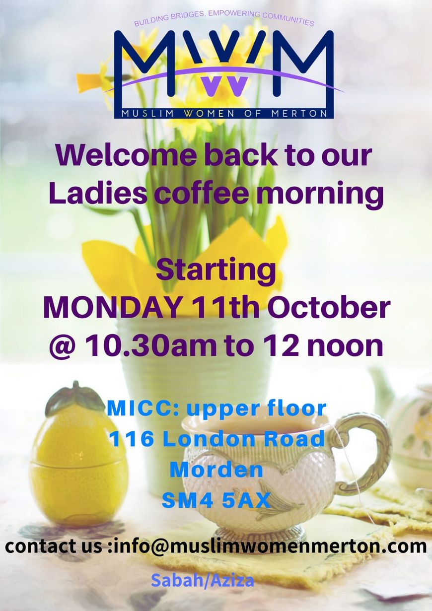 Ladies coffee morning