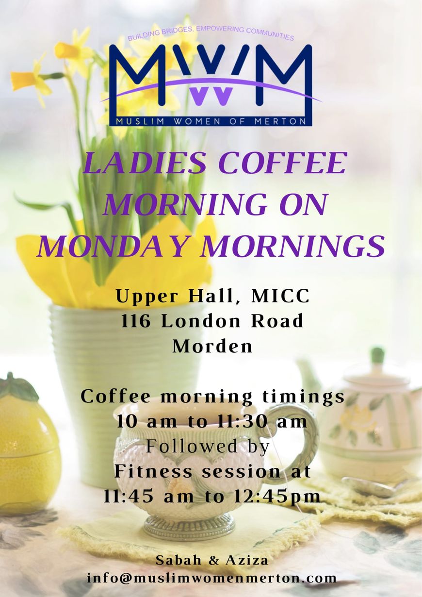 Ladies coffee mornings and Fitness Sessions