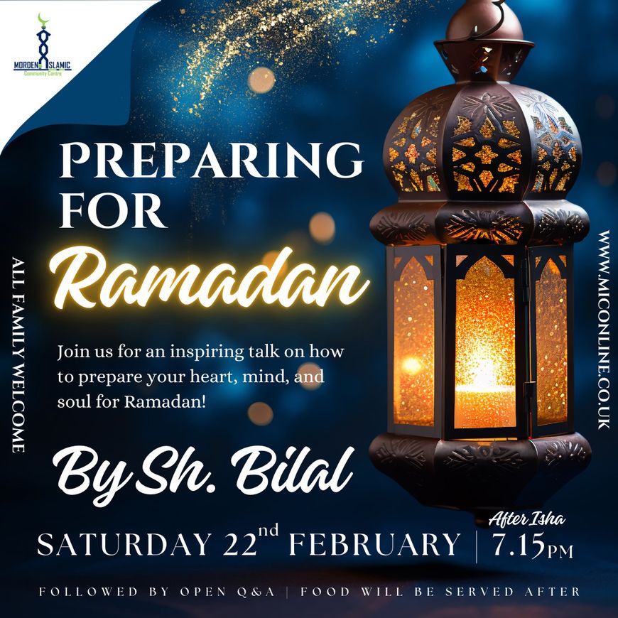 Preparing for Ramadan